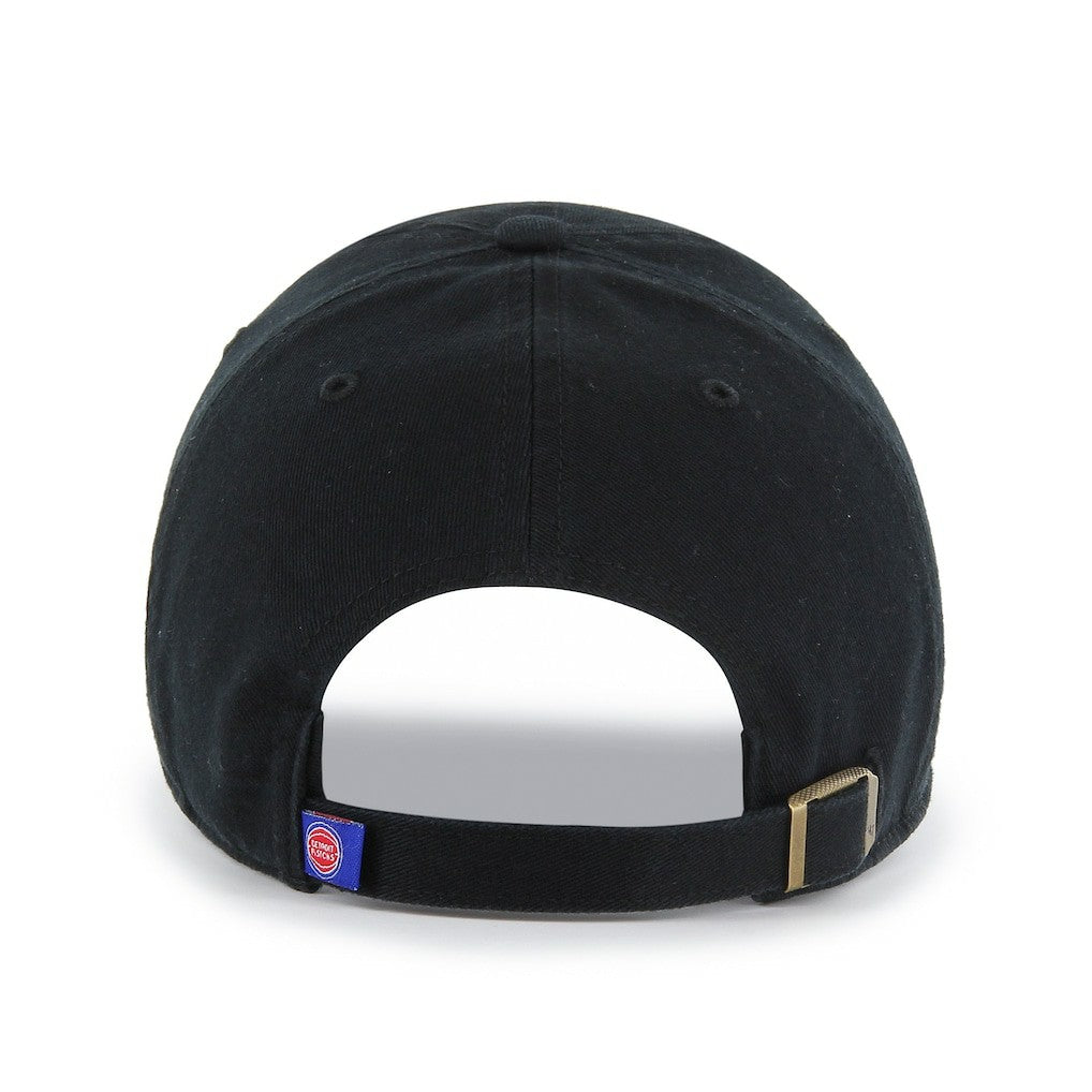 Detroit Pistons '47 Core Logo Clean Up Adjustable Hat sale - Black | 47 brand shop