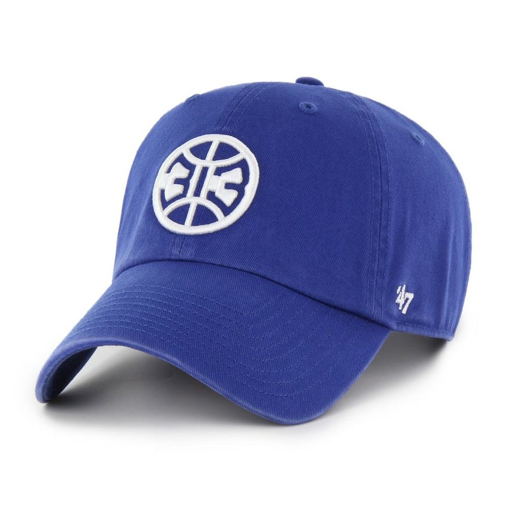 Detroit Pistons '47 Alternate Core Logo Clean Up Adjustable Hat sale - Royal | 47 brand online