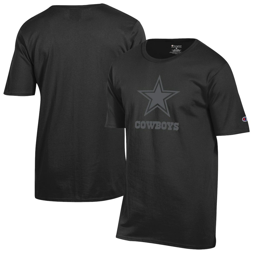 Dallas Cowboys Champion Tonal Logo T-Shirt - Black sale
