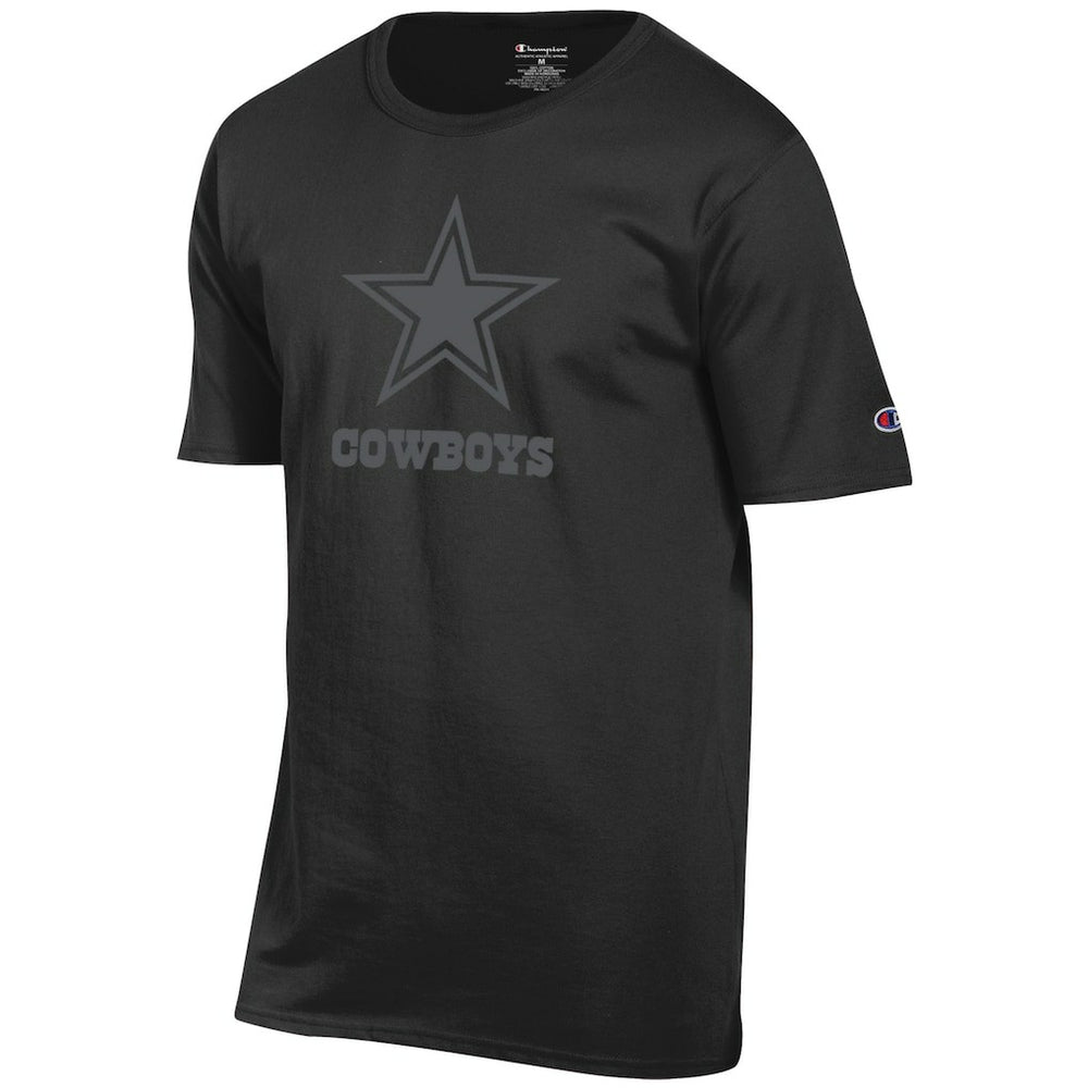Dallas Cowboys Champion Tonal Logo T-Shirt - Black sale
