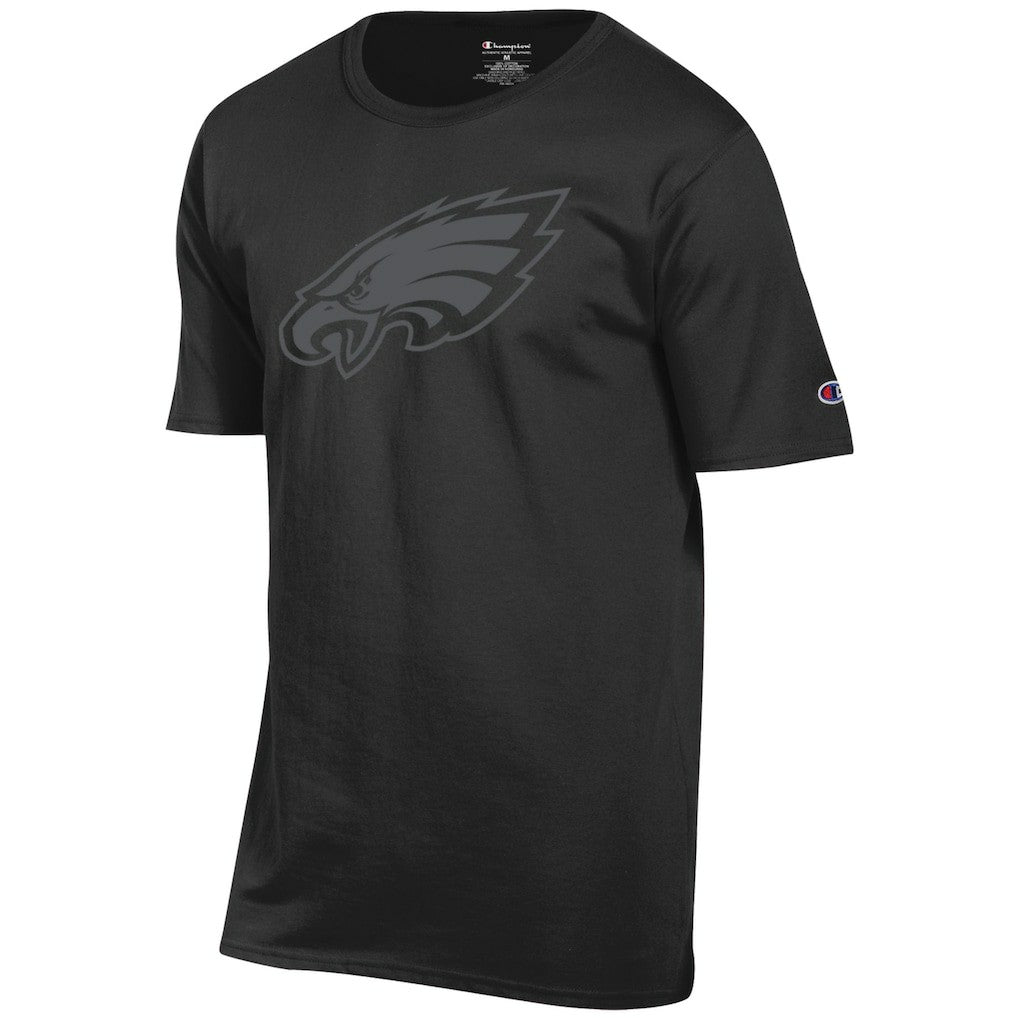 Philadelphia Eagles Champion Tonal Logo T-Shirt - Black for sale