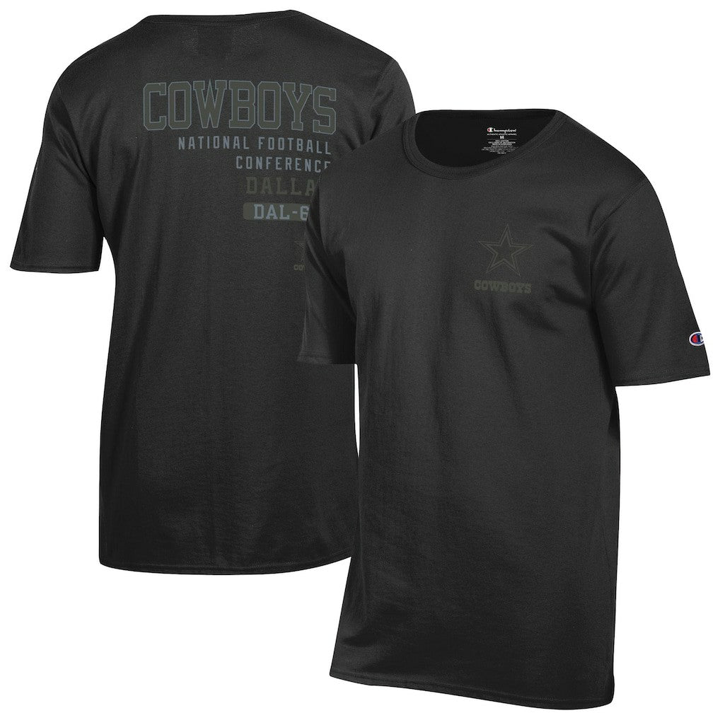 Dallas Cowboys Champion Tonal Logo T-Shirt - Black cheap