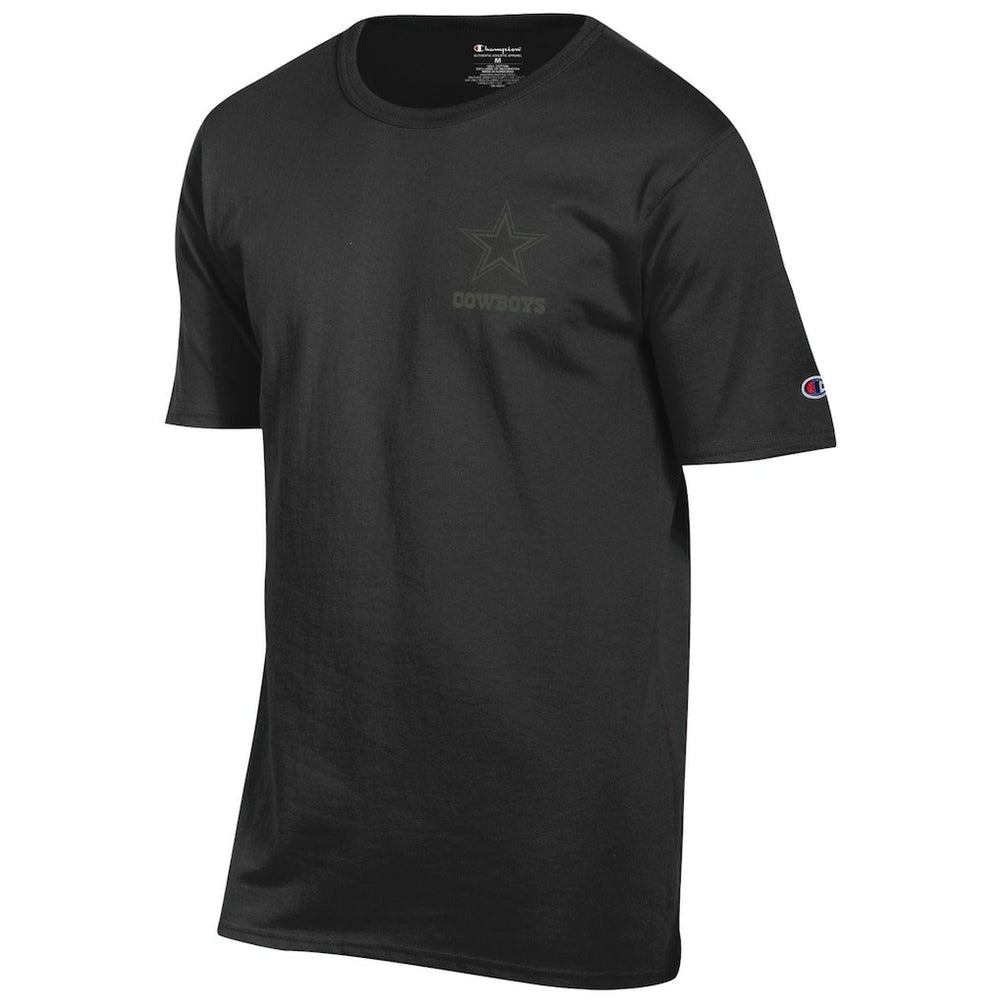 Dallas Cowboys Champion Tonal Logo T-Shirt - Black cheap