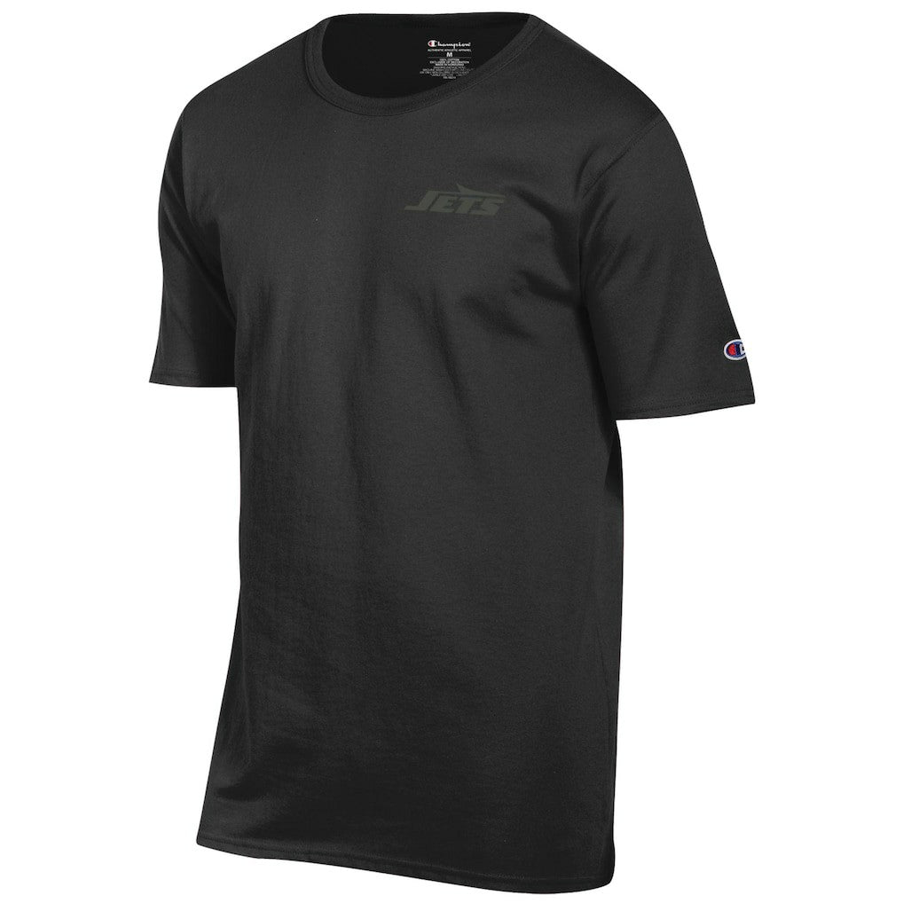 New York Jets Champion Tonal Logo T-Shirt - Black discount