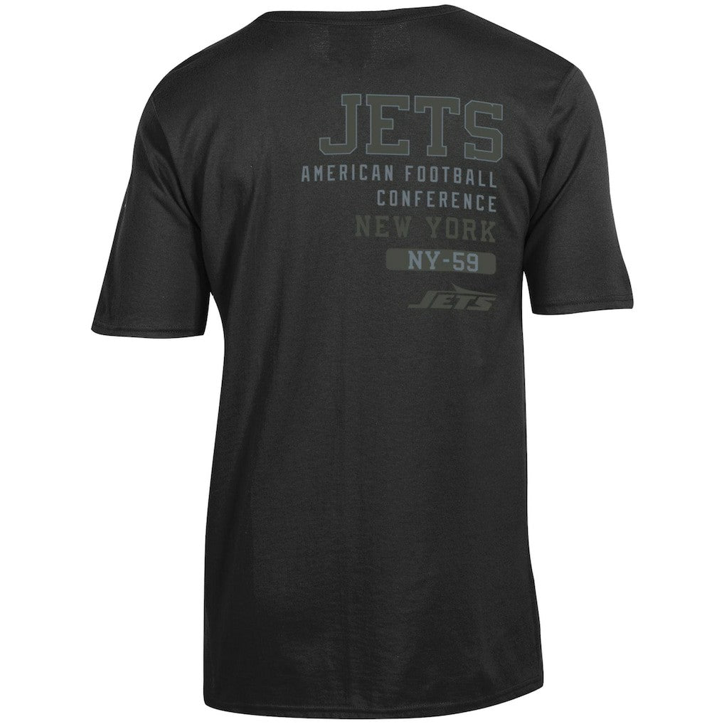 New York Jets Champion Tonal Logo T-Shirt - Black discount