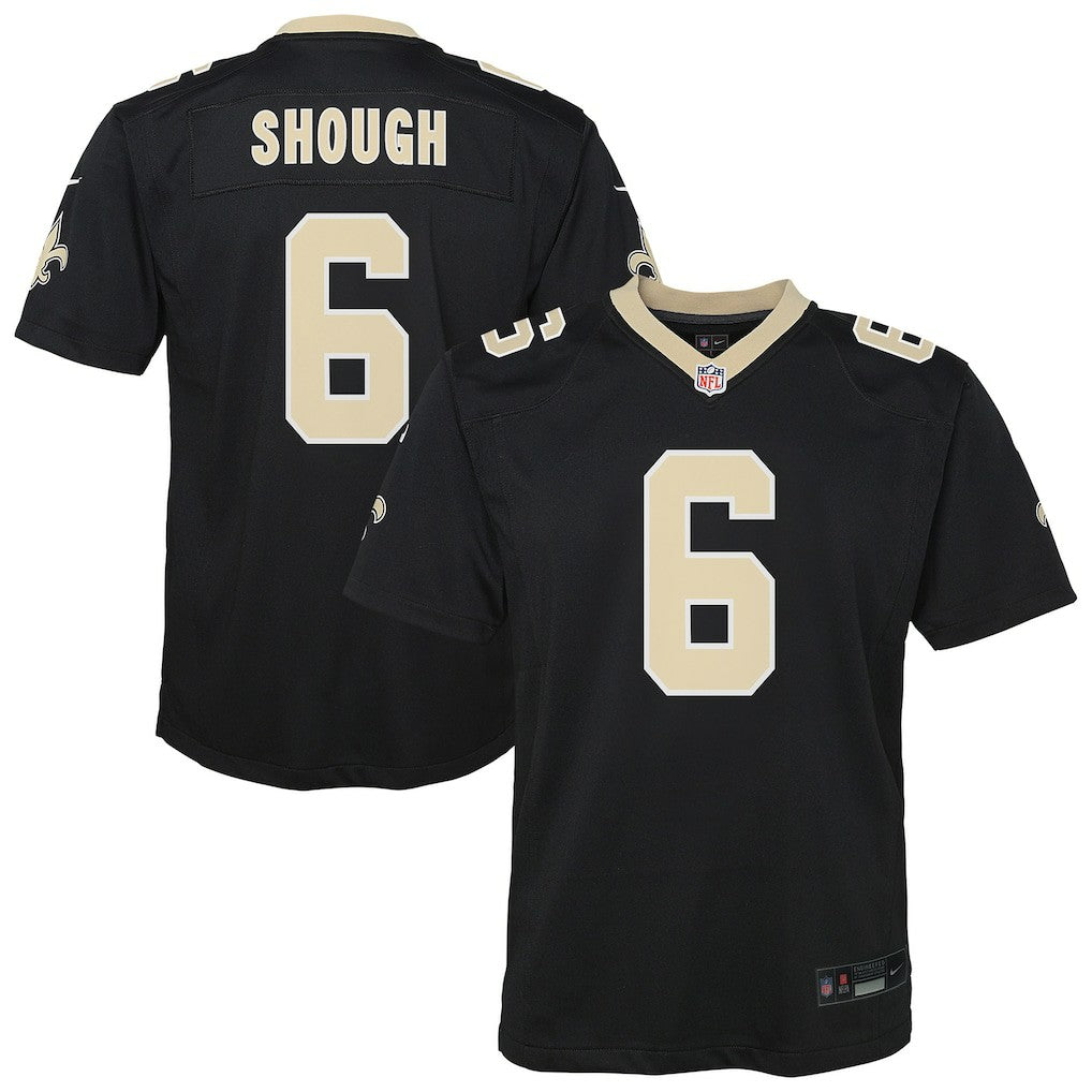 Tyler Shough New Orleans Saints Youth Team Game Jersey - Black | Nike cheap