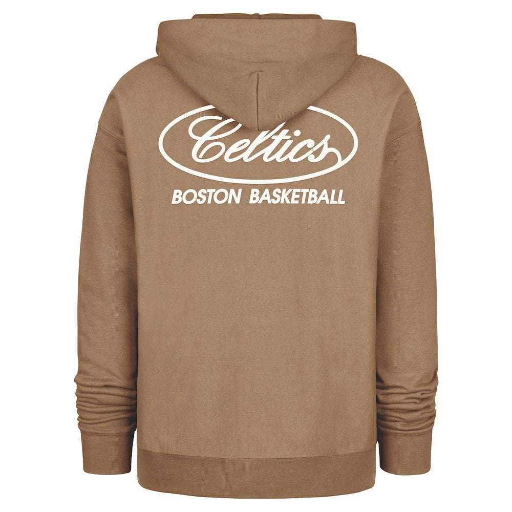 Boston Celtics '47 Triple Double Foundation Premium Hoodie Sweatshirt - Khaki | 47 brand on sale
