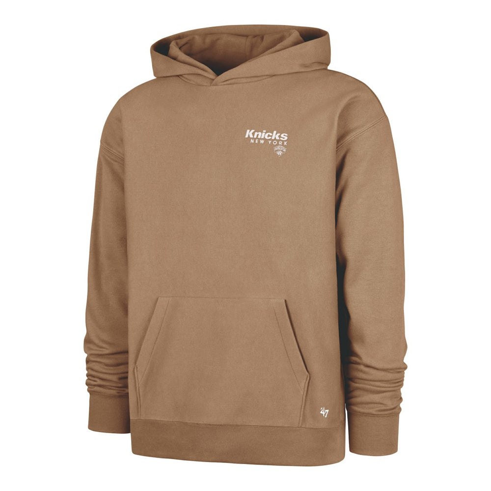 New York Knicks '47 Triple Double Foundation Premium Hoodie Sweatshirt - Khaki | 47 brand sale