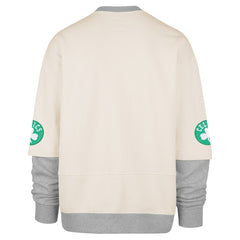 Boston Celtics '47 Crossover Collection Trifecta Double Layered Fleece Sweatshirt - Cream | 47 brand cheap