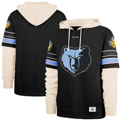Memphis Grizzlies '47 Split Zone Cornerback Duo Hoodie - Black | 47 brand discount