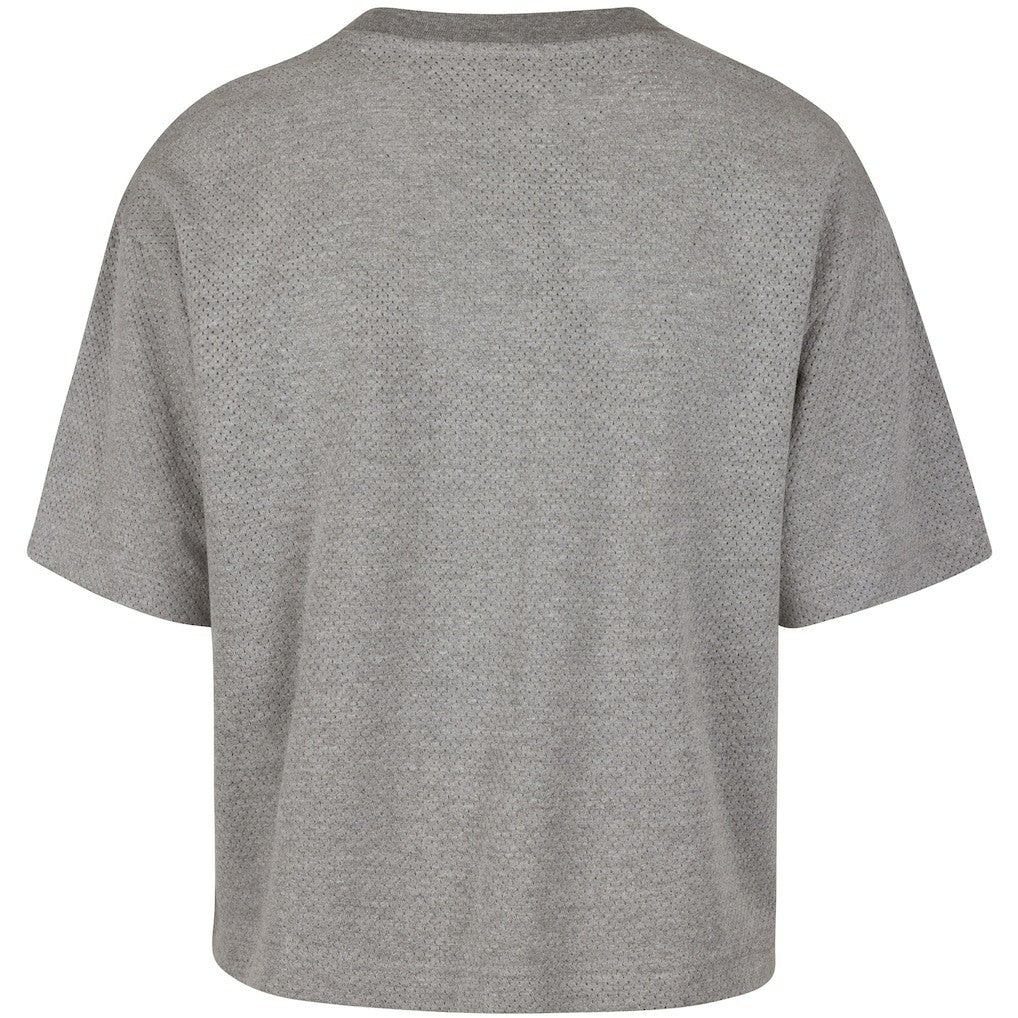 Golden State Warriors '47 Women's Pivot Drop Needle Cropped T-Shirt sale - Gray | 47 brand online