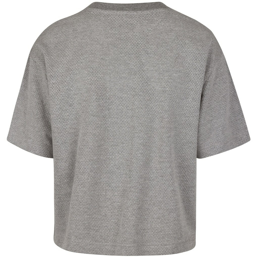 Golden State Warriors '47 Women's Pivot Drop Needle Cropped T-Shirt sale - Gray | 47 brand online