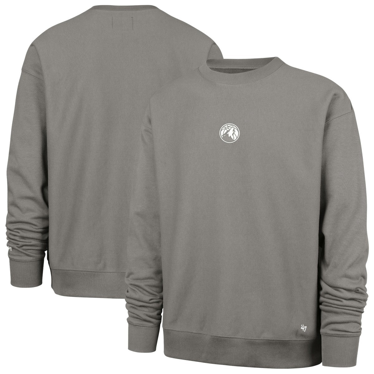 Minnesota Timberwolves '47 Offside Foundation Crew Neck Sweatshirt - Gray | 47 brand sale