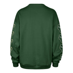 Milwaukee Bucks '47 Women's Go Big Oversized Sweatshirt - Hunter Green | 47 brand for sale