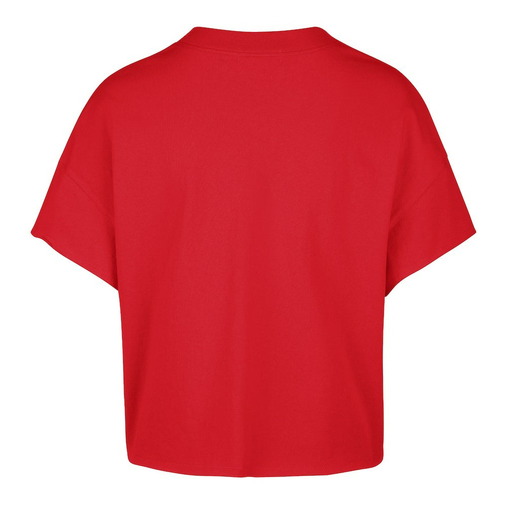 Chicago Bulls '47 Women's Elation Oversized Notch Neck T-Shirt sale - Red | 47 brand discount
