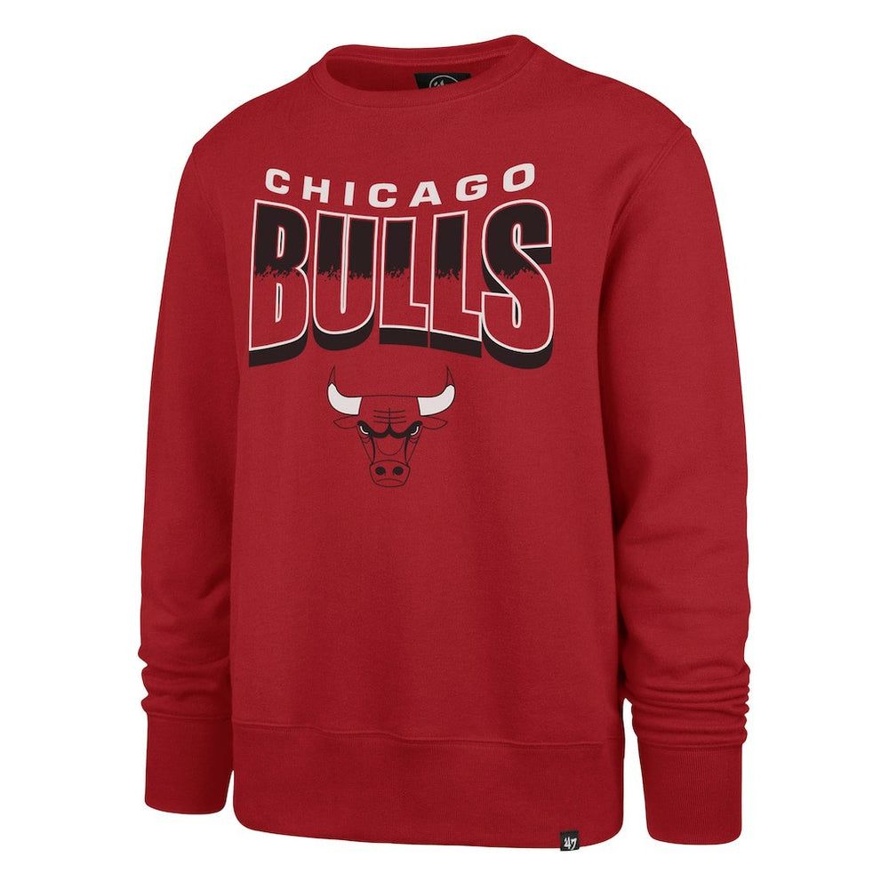Chicago Bulls '47 Unisex Brush By Headline Crewneck Sweatshirt - Red | 47 brand discount