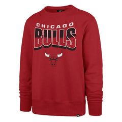 Chicago Bulls '47 Unisex Brush By Headline Crewneck Sweatshirt - Red | 47 brand discount