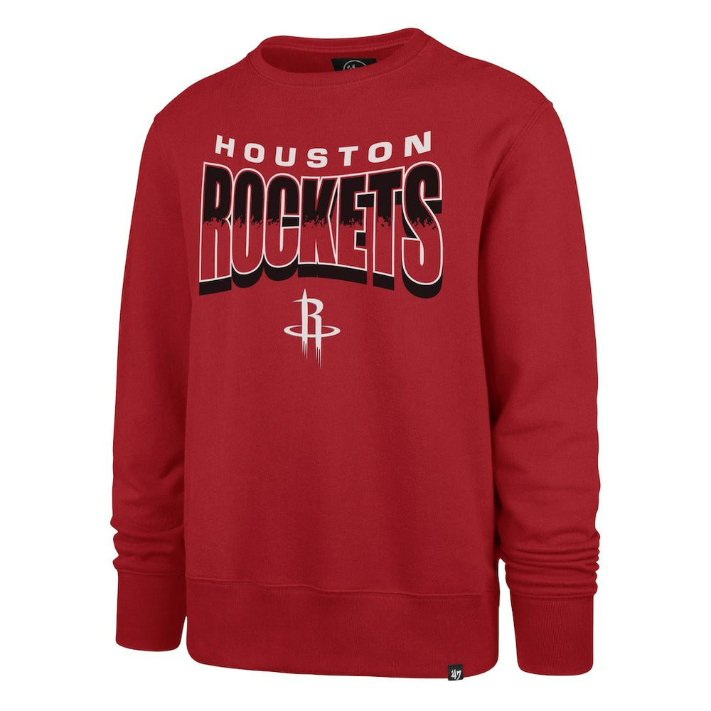 Houston Rockets '47 Unisex Brush By Headline Crewneck Sweatshirt sale - Red | 47 brand shop