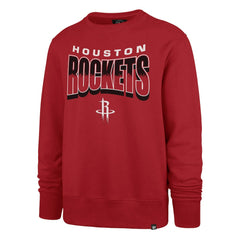 Houston Rockets '47 Unisex Brush By Headline Crewneck Sweatshirt sale - Red | 47 brand shop