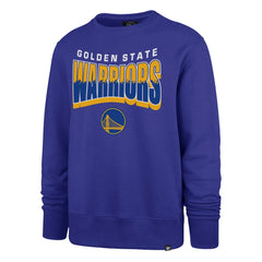 Golden State Warriors '47 Unisex Brush By Headline Crewneck Sweatshirt sale - Royal | 47 brand outlet
