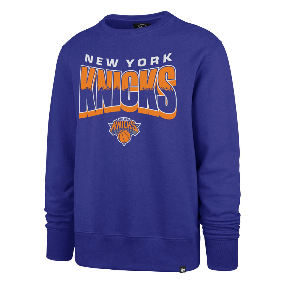 New York Knicks '47 Unisex Brush By Headline Crewneck Sweatshirt - Blue | 47 brand online