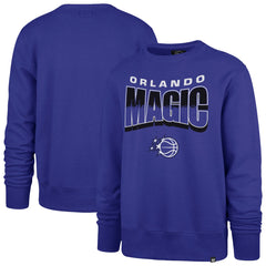 Orlando Magic '47 Unisex Brush By Headline Crewneck Sweatshirt - Blue | 47 brand shop