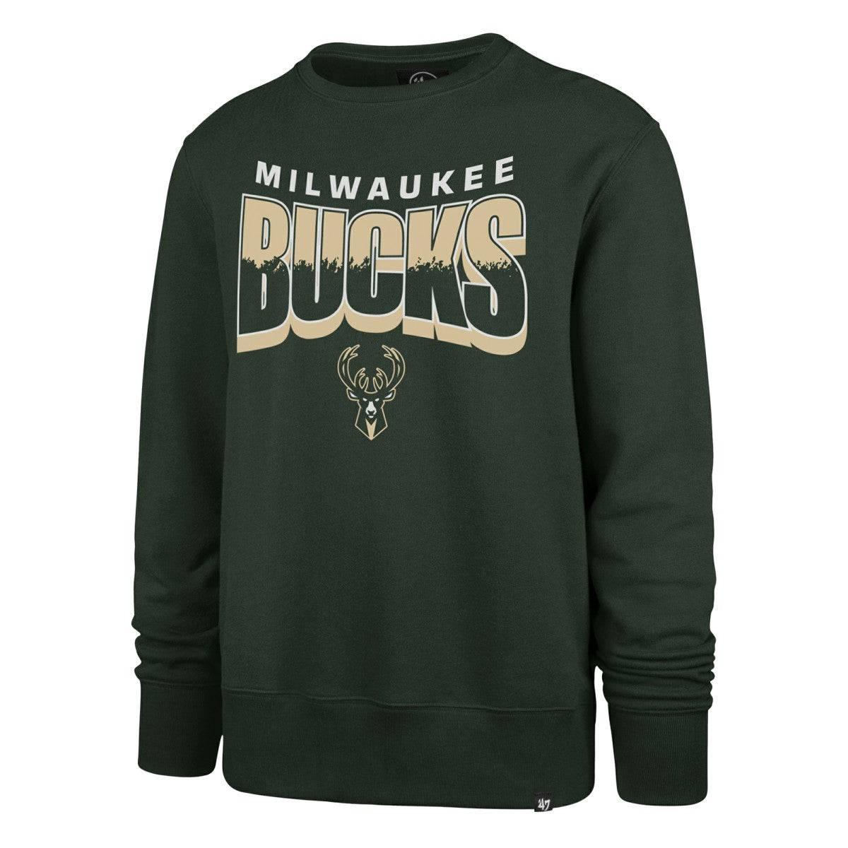 Milwaukee Bucks '47 Unisex Brush By Headline Crewneck Sweatshirt - Hunter Green | 47 brand outlet