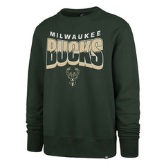 Milwaukee Bucks '47 Unisex Brush By Headline Crewneck Sweatshirt - Hunter Green | 47 brand outlet