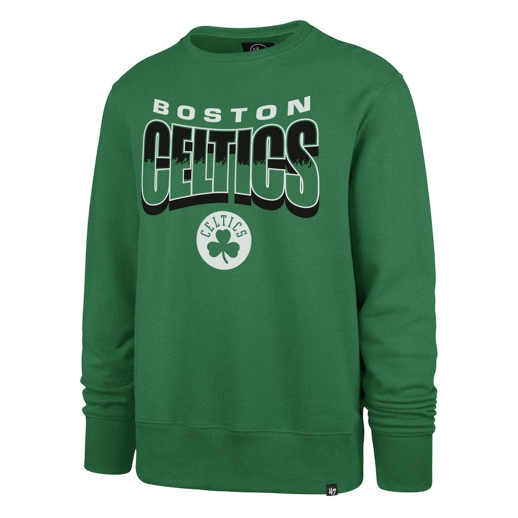 Boston Celtics '47 Unisex Brush By Headline Crewneck Sweatshirt - Kelly Green | 47 brand for sale