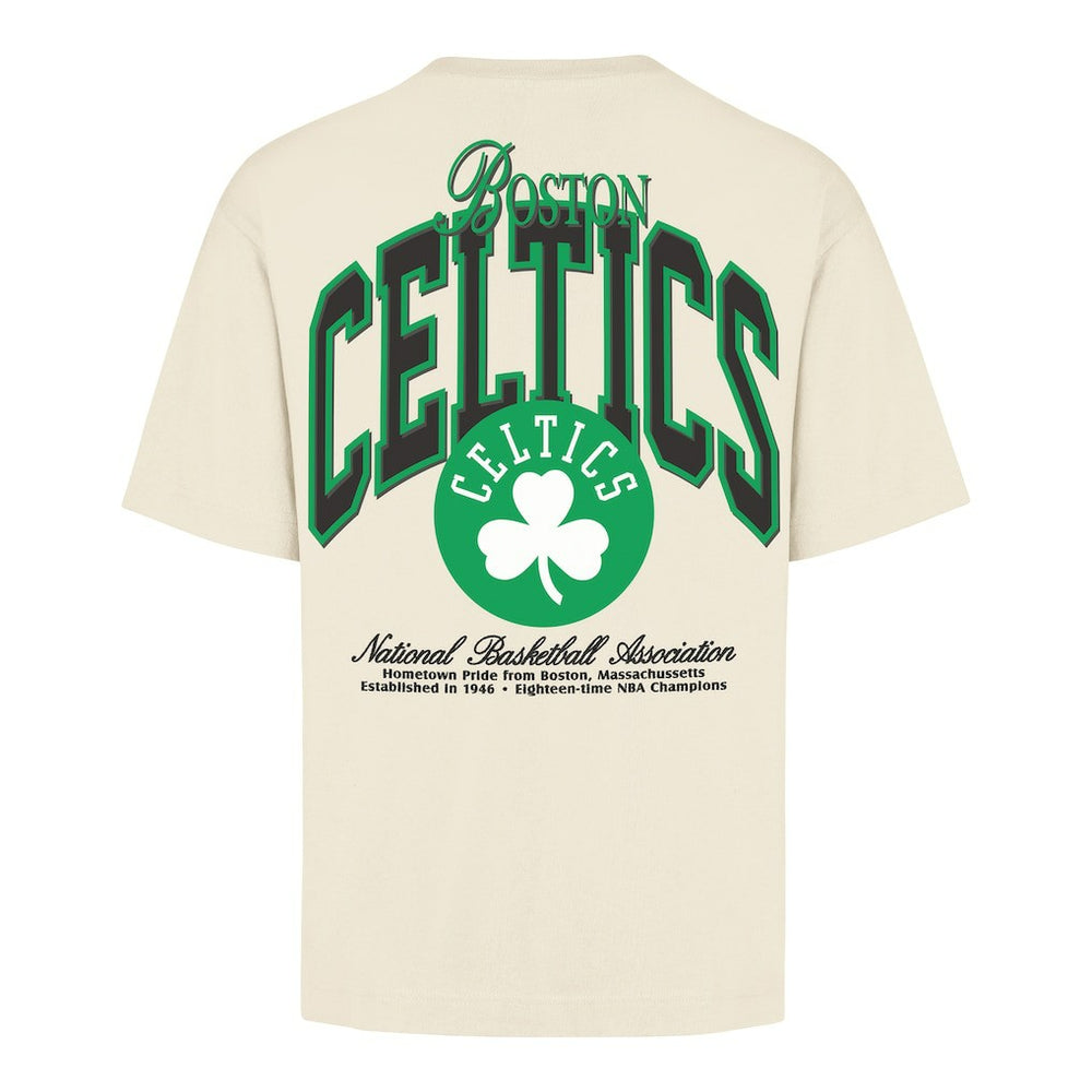 Boston Celtics '47 Unisex Crossover Collection Foundation Pocket T-Shirt - Cream | 47 brand on sale