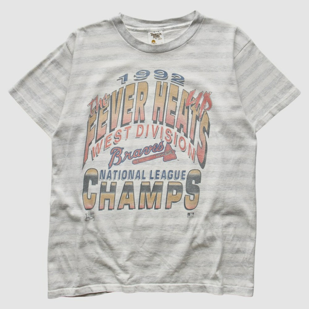 Atlanta Braves 1992 T-Shirt - Gray Vintage