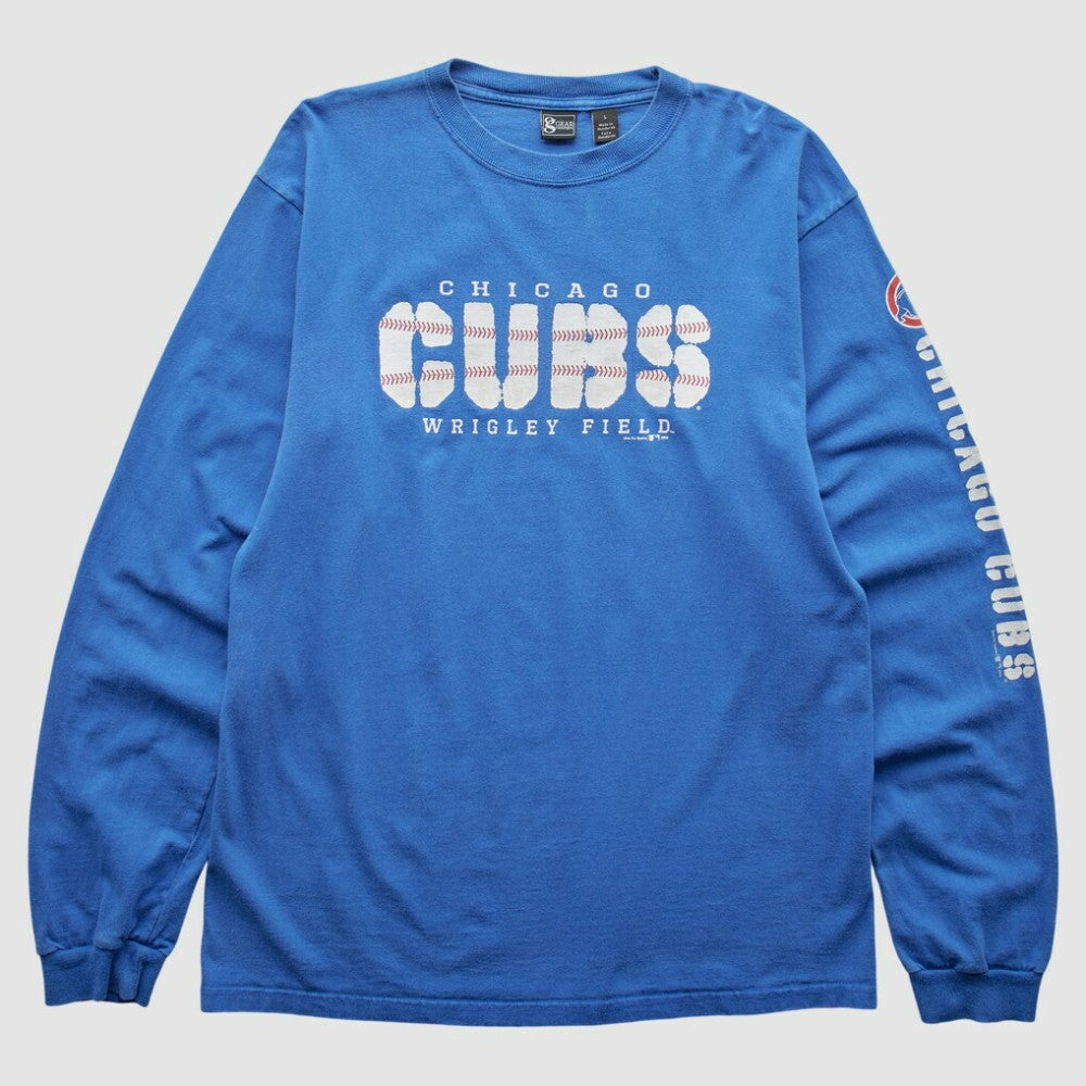 Chicago Cubs Gear 2008 Pullover Sweatshirt - Blue Vintage