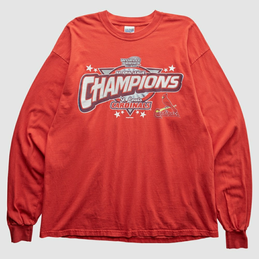 St. Louis Cardinals 2004 T-Shirt - Red Vintage