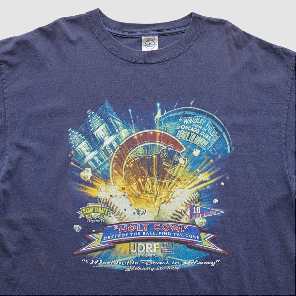 Chicago Cubs 2004 T-Shirt - Navy Vintage