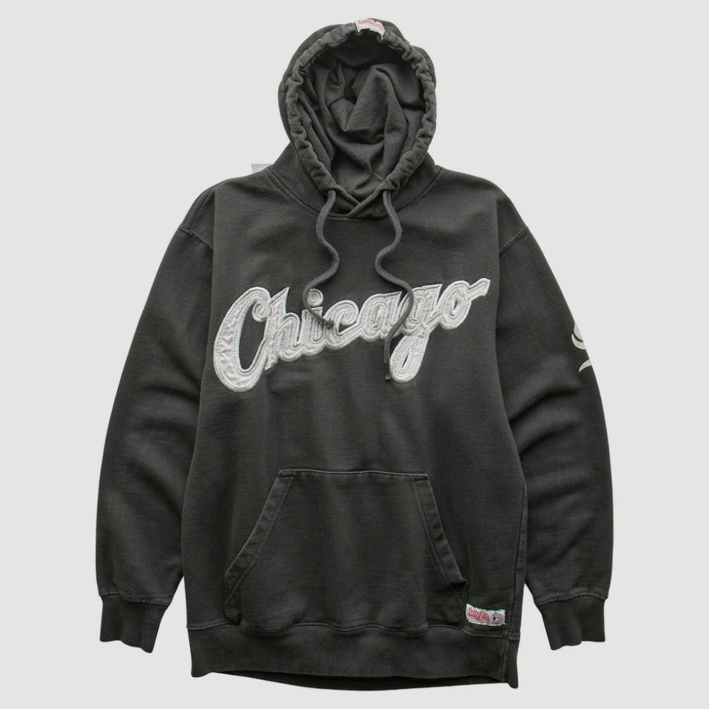 Chicago White Sox Stitches 2000s Pullover Sweatshirt - Black Vintage