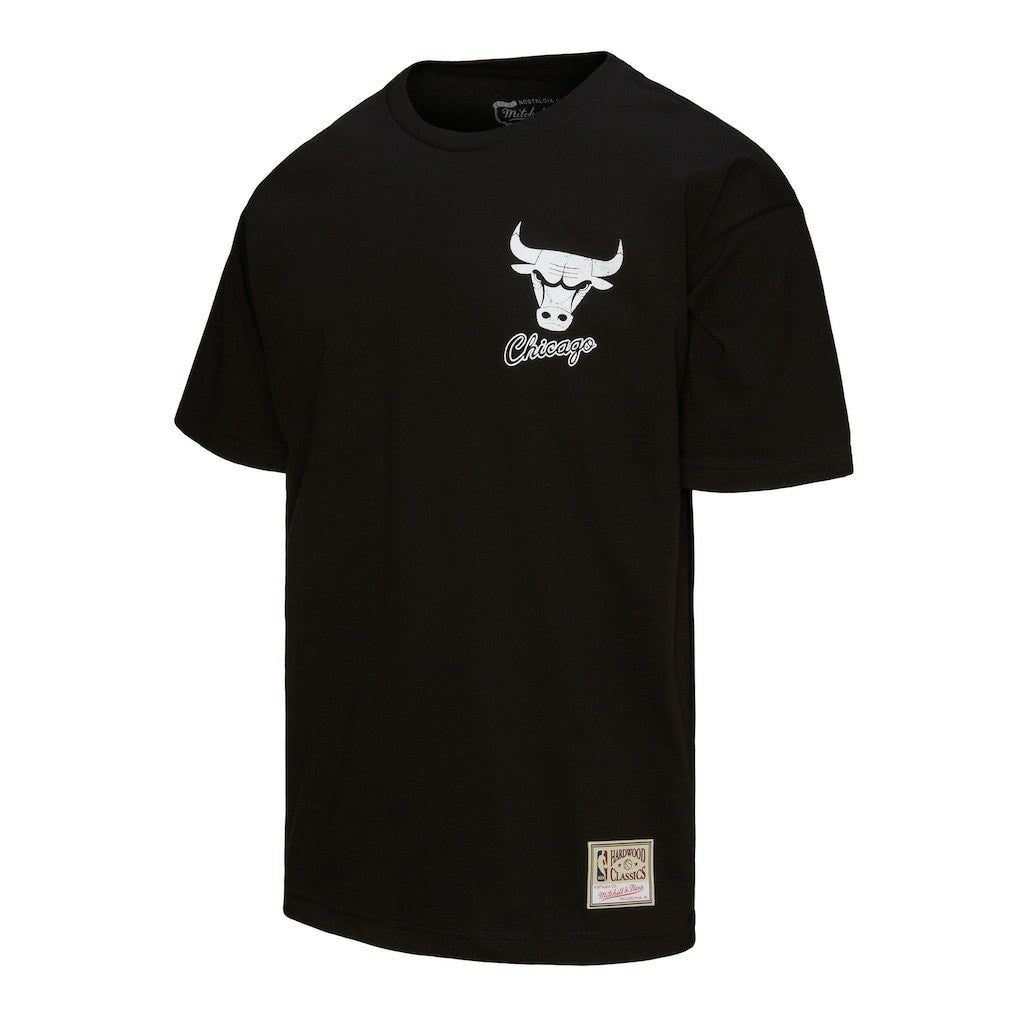 Chicago Bulls Hardwood Classics Overlap T-Shirt sale - Black | Mitchell & Ness outlet