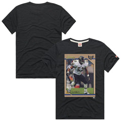 Ray Lewis Baltimore Ravens Homage Unisex NFL Topps Trading Card Tri-Blend T-Shirt - Charcoal sale