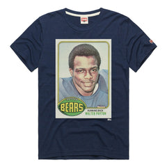 Walter Payton Chicago Bears Homage Unisex NFL Topps Trading Card Tri-Blend T-Shirt - Navy online