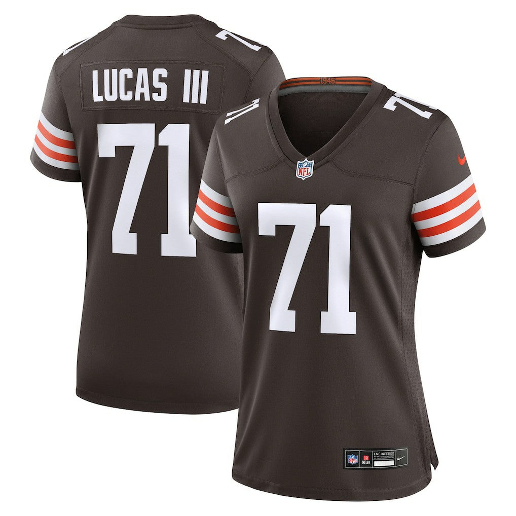 Cornelius Lucas Cleveland Browns Women's Team Game Jersey - Brown | Nike sale