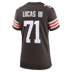 Cornelius Lucas Cleveland Browns Women's Team Game Jersey - Brown | Nike sale