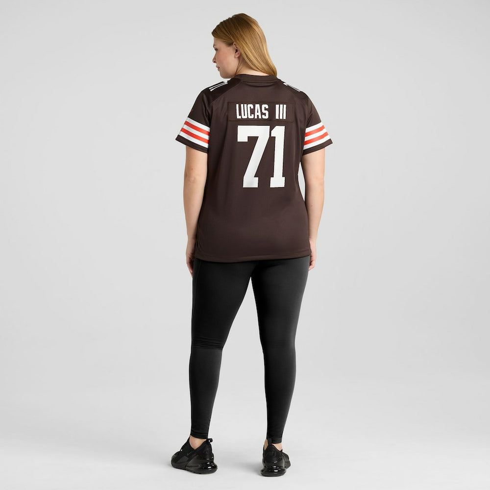 Cornelius Lucas Cleveland Browns Women's Team Game Jersey - Brown | Nike sale