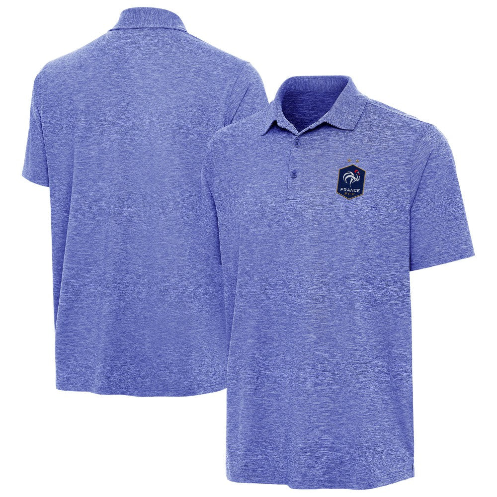France National Team Antigua Triple Shot Polo - Heather Royal outlet