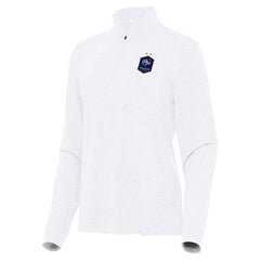 France National Team Antigua Women's Master Quarter-Zip Pullover - White on sale