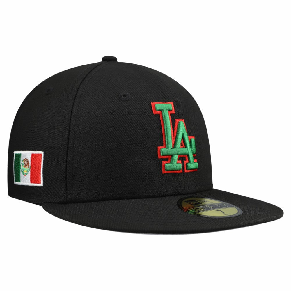 Los Angeles Dodgers Mexico 59FIFTY Fitted Hat - Black | New Era