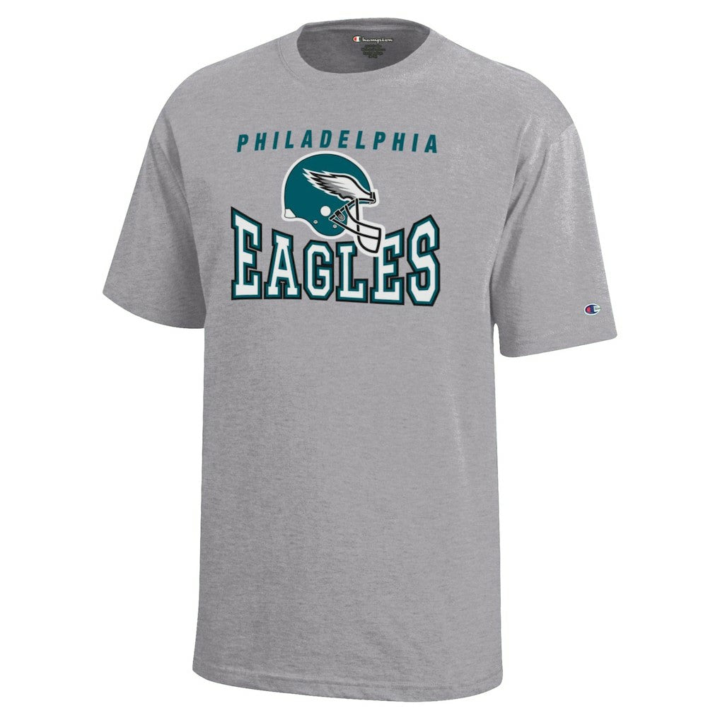 Philadelphia Eagles Champion Youth Graphic T-Shirt - Gray discount
