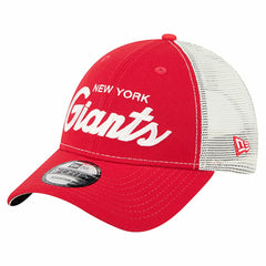 New York Giants New Era Apple Trucker 9FORTY Adjustable Hat - Red on sale