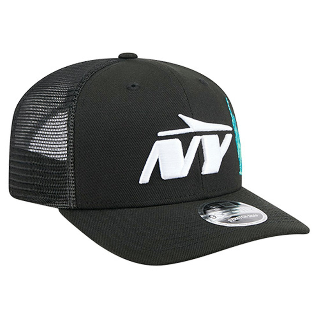 New York Jets New Era Liberty 9SEVENTY Adjustable Trucker Hat - Black discount