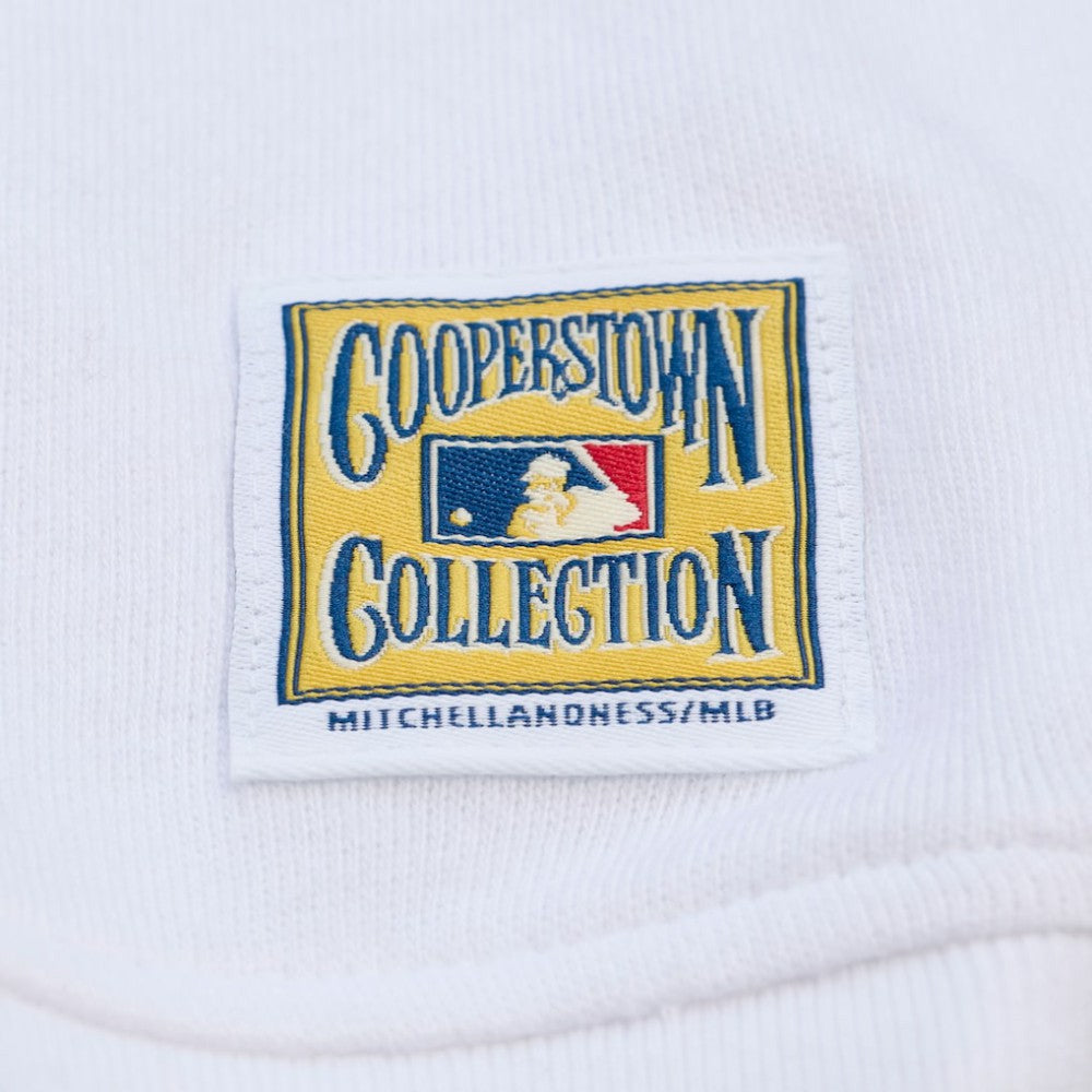 Atlanta Braves Women's Oversized Cooperstown Sweatshirt - White | Mitchell & Ness