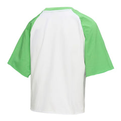 Philadelphia Phillies Women's Cropped Raglan Mascot Boxy T-Shirt - White | Mitchell & Ness