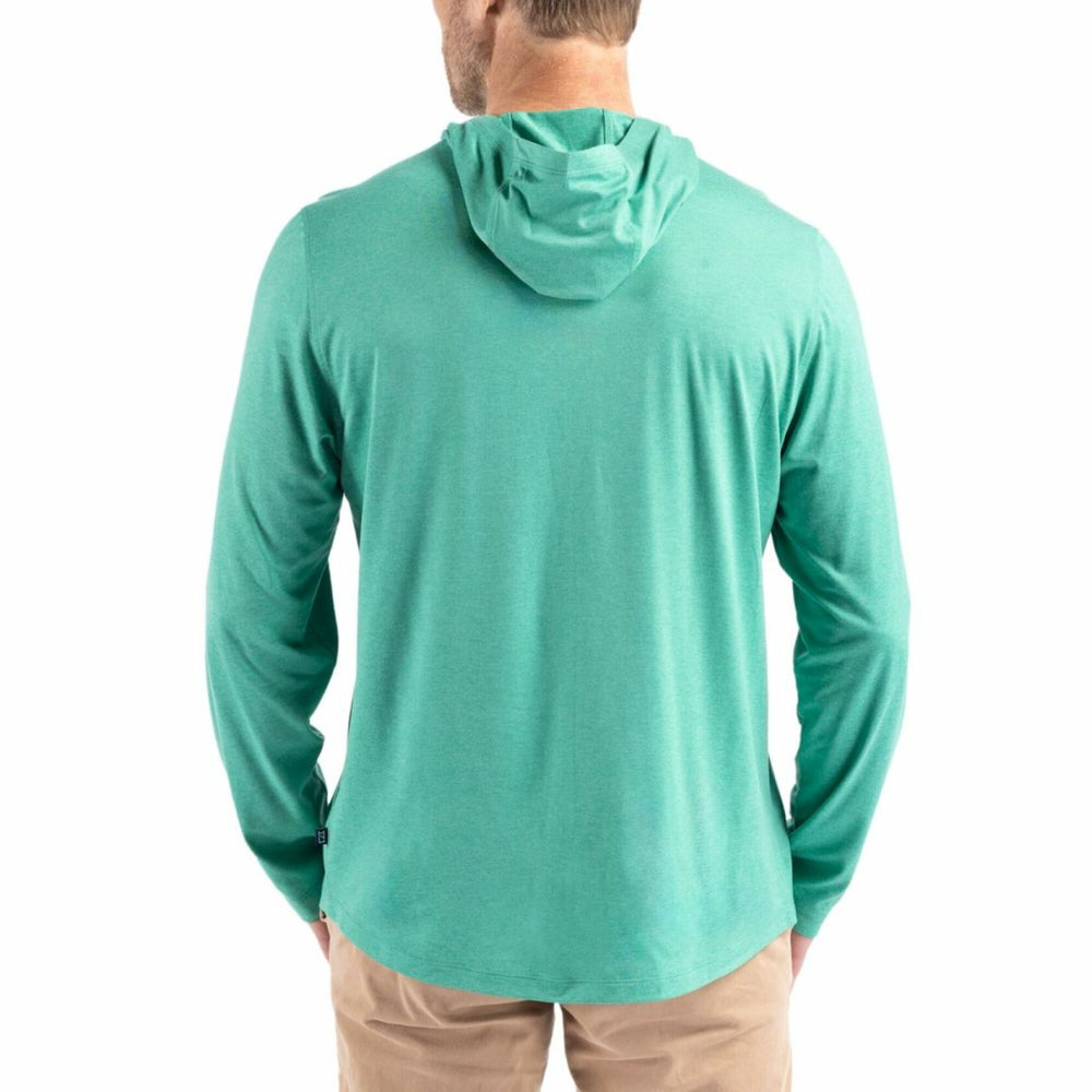 Seattle Seahawks Cutter & Buck Coastline Epic Comfort Eco Recycled Long Sleeve Hoodie T-Shirt - Kelly Green discount